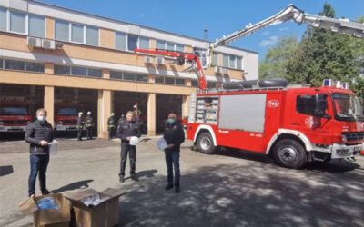 Skripta d.o.o. donirala zaštitne vizire osječkim vatrogascima