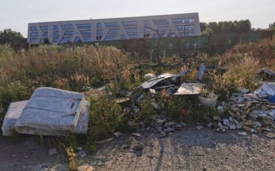 Divlje odlagalište otpada u blizini Građevinskog fakulteta