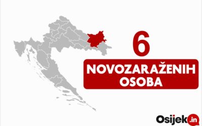 I danas šest novozaraženih na području Osječko-baranjske županije