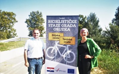 Do Bilja i Tenje po novim biciklističko-pješačkim stazama