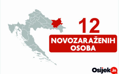 12 novooboljelih osoba s područja OBŽ