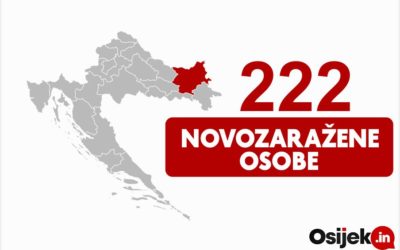 222 novozaražene osobe u našoj županiji