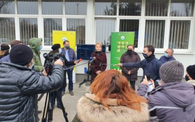 Obnovljena zgrada Srednjoškolskog igrališta u Osijeku