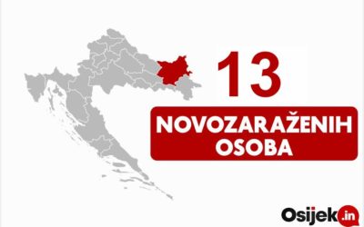 13 novozaraženih osoba u našoj županiji