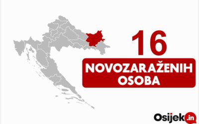 16 novozaraženih osoba u našoj županiji