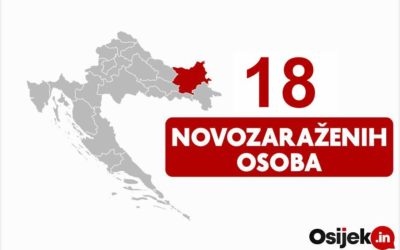 18 novozaraženih osoba u našoj županiji