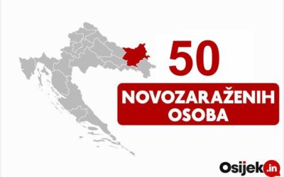 50 novopozitivnih u Osječko-baranjskoj županiji