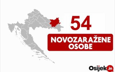 54 novozaražene osobe u našoj županiji