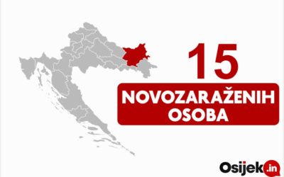 15 novozaraženih osoba u našoj županiji