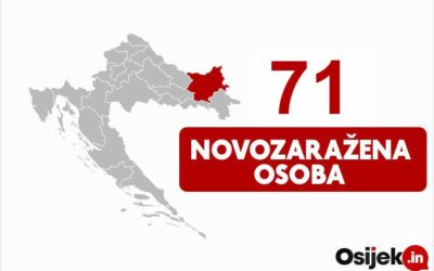 71 novozaražena osoba u našoj županiji