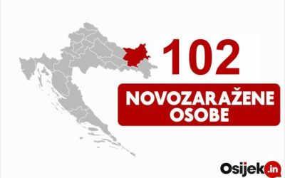 102 novozaražene osobe u našoj županiji