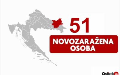 51 novozaražena osoba u našoj županiji