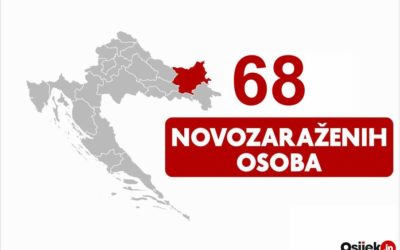 68 novozaraženih u županiji
