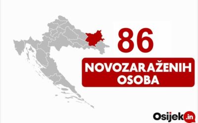 86 novozaraženih osoba u našoj županiji