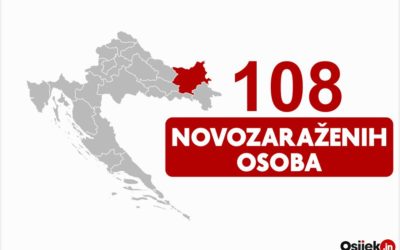 108 novozaraženih osoba u našoj županiji