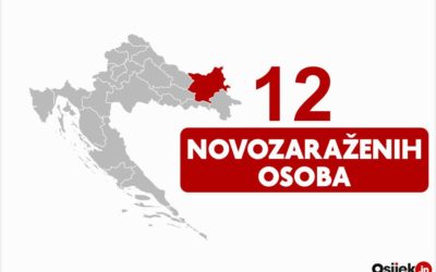 12 novozaraženih osoba u našoj županiji