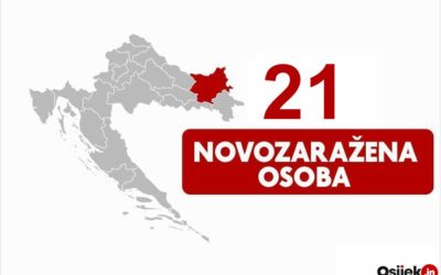 21 novozaražena osoba u našoj županiji