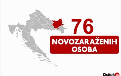 76 novozaraženih osoba u našoj županiji