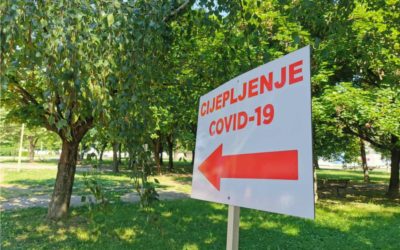 Cijepljenje I. dozom protiv koronavirusa 20. i 21. studenoga u dvorani Gradski vrt u Osijeku