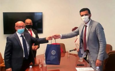 Veleposlanik Sjeverne Makedonije, NJ. E. Milaim Fetaia, u nastupnom posjetu Osijeku