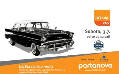 Izložba Oldtimer vozila na parkiralištu Portanove