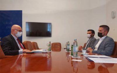 Izraelski veleposlanik Ilan Mor u posjetu Gradu Osijeku