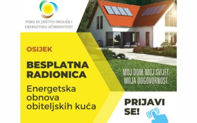 Kako do bespovratnih sredstava za energetsku obnovu obiteljskih kuća?
