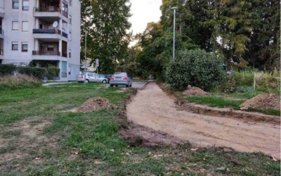 Rekonstrukcija nogostupa na putu prema OŠ Grigor Vitez