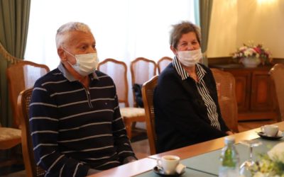 Župan Anušić svečano primio Antu Kostelića i Katicu Ileš
