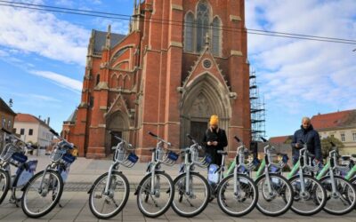 Osječani jedini u Hrvatskoj mogu birati između javnih električnih automobila i bicikala