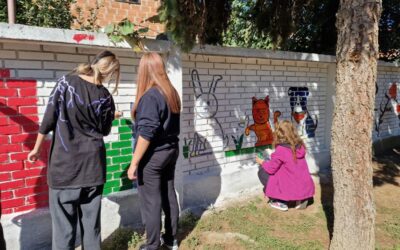 Oslikano pročelje DV Sunčica u Osijeku