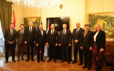 Župan Ivan Anušić i njegov zamjenik Mato Lukić posjetili hrvatsko iseljeništvo u SAD-u