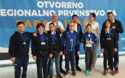 Osječki Delfini sjajni u Zadru na Otvorenom regionalnom prvenstvu Hrvatske u paraplivanju