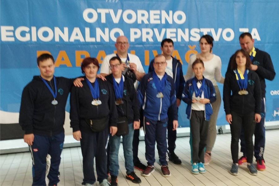 Osječki Delfini sjajni u Zadru na Otvorenom regionalnom prvenstvu Hrvatske u paraplivanju
