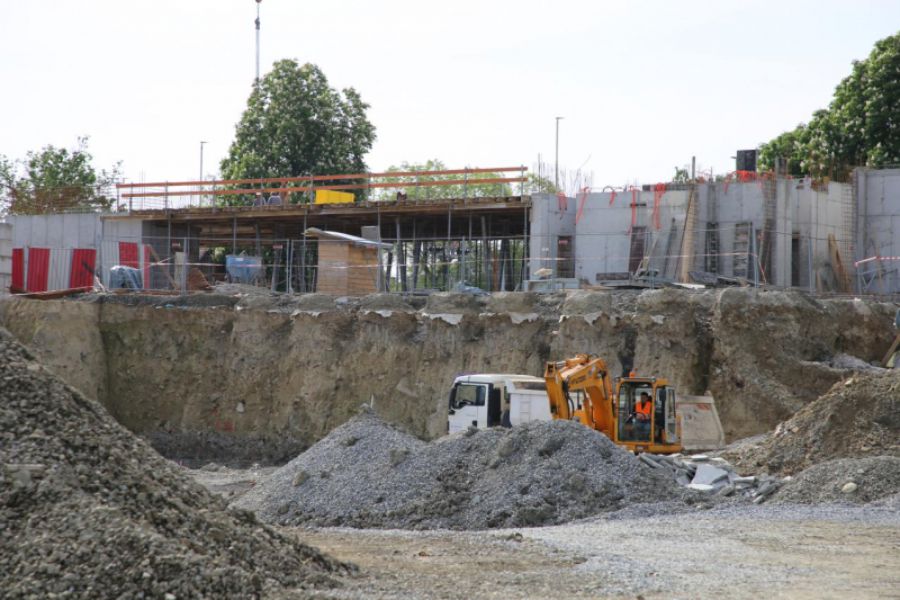Izgradnja I. gimnazije Osijek u punom jeku