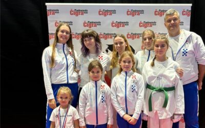 Taekwondo klub Osijek pobrao medalje na zagrebačkom “Čigra Openu”