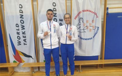 Taekwondo klub Osijek do dvije medalje na seniorskom prvenstvu Hrvatske