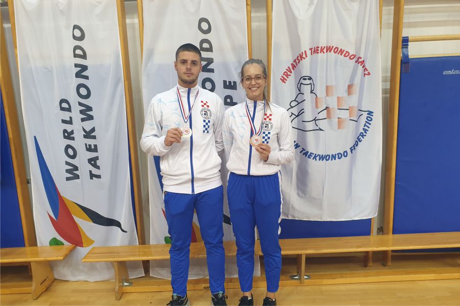 Taekwondo klub Osijek do dvije medalje na seniorskom prvenstvu Hrvatske