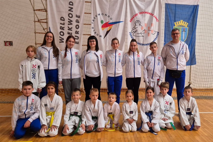 Taekwondo klub Osijek odradio sjajan nastup u Novskoj