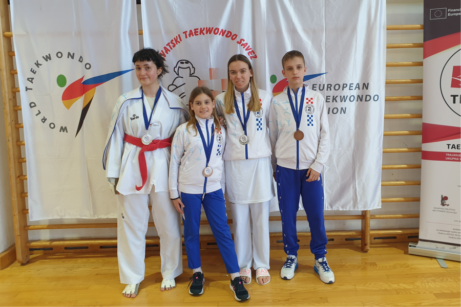 Taekwondo klub “Osijek” osvojio medalje na turniru u Zaprešiću