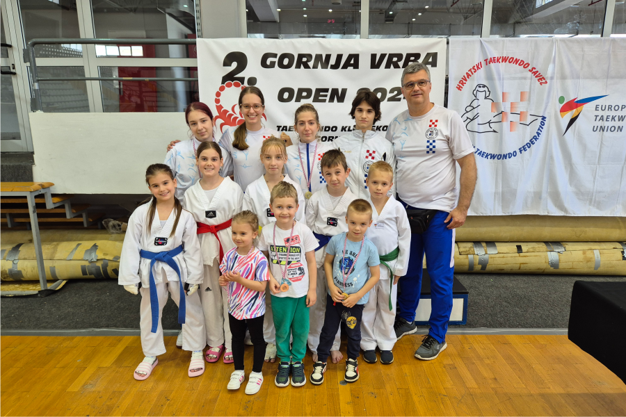 Taekwondo klub Osijek uz mnoštvo medalja nastupio na turniru u Slavonskom Brodu