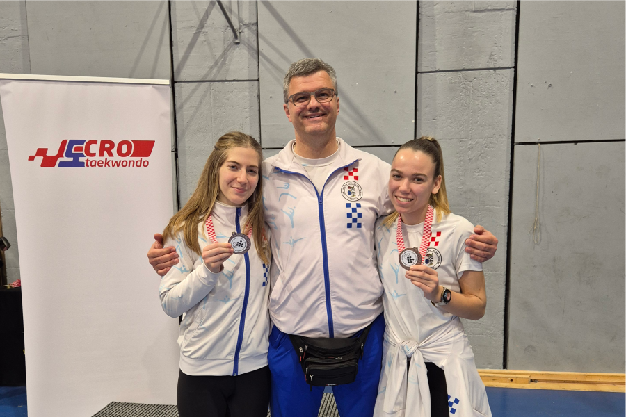 Dvije medalje sa seniorskog prvenstva Hrvatske za članice taekwondo kluba Osijek!