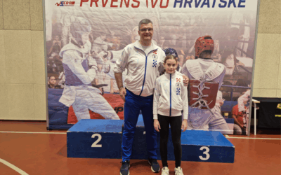 Klara Degmečić nastupila na Prvenstvu Hrvatske u taekwondou za mlađe kadete i kadetkinje