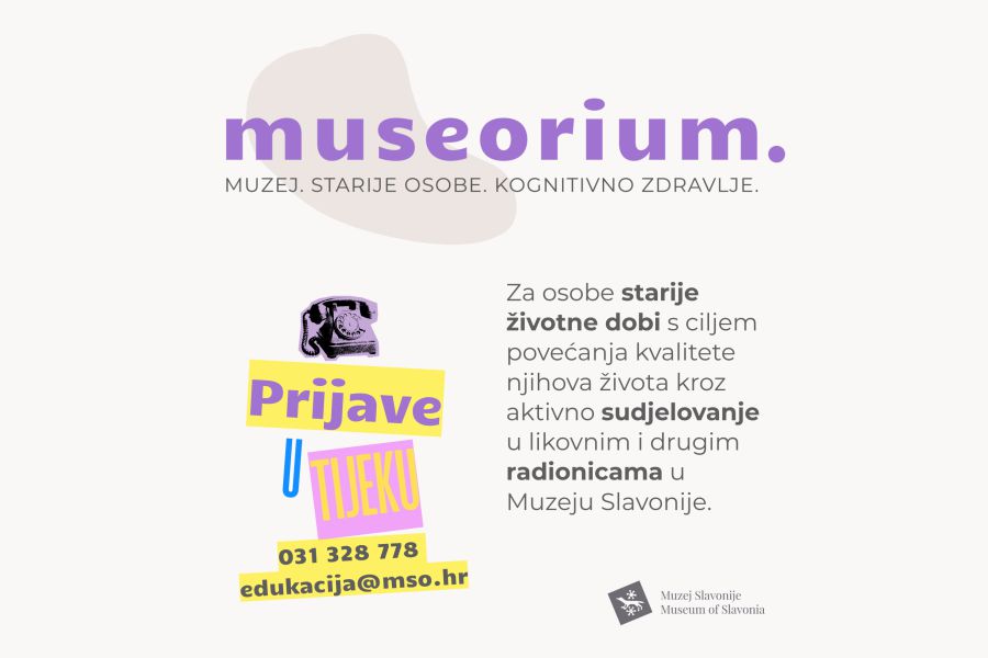Počele prijave za Museorium – program za starije osobe