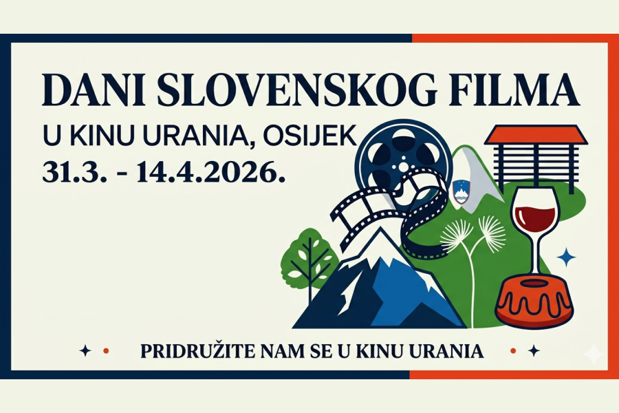 Kino Urania organizira manifestaciju “Dani slovenskog filma u Slavoniji”