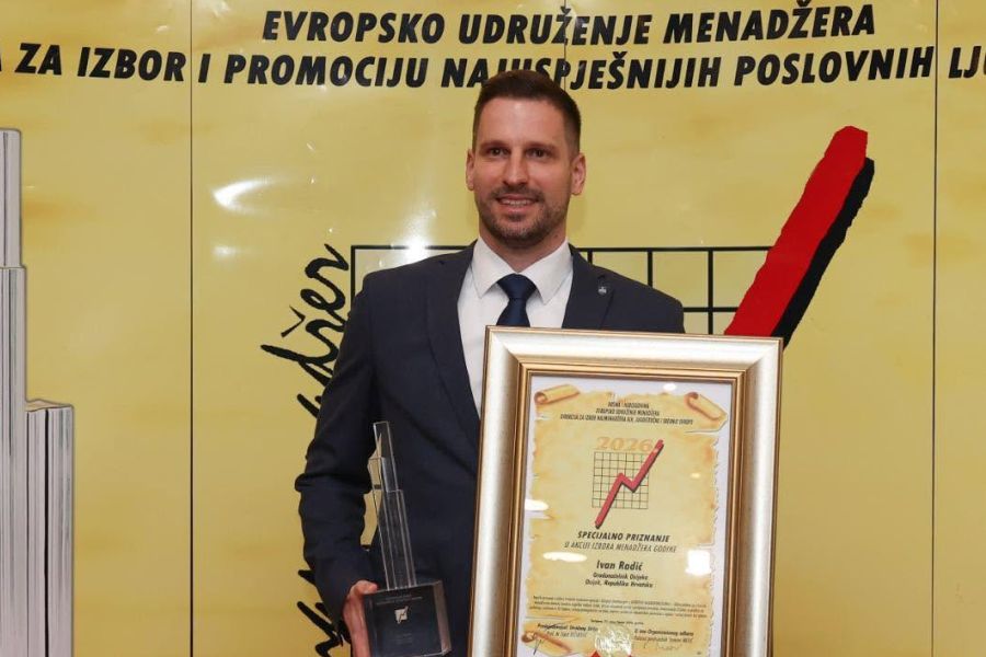 Gradonačelniku Osijeka Ivanu Radiću dodijeljeno priznanje „Europski najgradonačelnik“