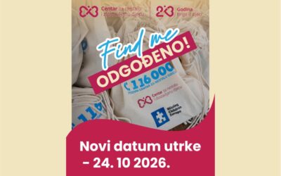 Odgođena utrka FIND ME 2026